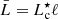 $ \bar L=L_{\mathrm{c}}^\star\ell $