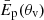 $ \bar E_{\mathrm{p}}({\theta_{\mathrm{v}}}) $