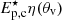$ E_{\rm p,c}^\star\eta({\theta_{\rm v}}) $