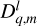 $D_{q,m}^l$