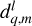 $d_{q,m}^l$
