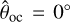 ${{\hat \theta }_{{\rm{oc}}}} = 0^\circ $
