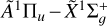 ${\widetilde A^1}{\Pi _u} - {\widetilde X^1}\sum\nolimits_g^ + {} $