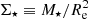 $ \Sigma_{\star} \equiv M_{\star}/R_{\rm e}^2 $