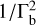 $1/\Gamma _{\rm{b}}^2$