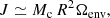 $$ \begin{aligned} {J} \simeq M_{\rm c}\, R^2 \Omega _{\rm env}, \end{aligned} $$