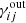 $ \gamma_{ij}^{\text{out}} $