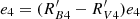 $ e_4 = (R^\prime_{B4} - R^\prime_{V4})e_4 $