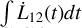 $\int {{{\dot L}_{12}}\left( t \right)dt} $