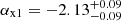 $ \alpha_{\mathrm{x1}} = -2.13^{+0.09}_{-0.09} $