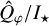 {\hat Q_\varphi }/{I_ \star }