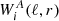 $ W_i^A(\ell,r) $