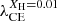 $ \lambda_{\rm CE}^{X_{\rm H}=0.01} $
