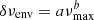 $ \delta \nu_{\rm env} =a \nu_{\rm max}^b $
