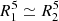 $ R_1^5\simeq R_2^5 $