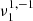$ \nu_1^{1,-1} $