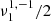 $ \nu_1^{1,-1}/2 $