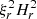 $ \xi_r^2 H_r^2 $