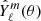 $ {\hat{Y}^m_\ell}(\theta) $