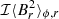 $ {\cal I} \langle B_r^2 \rangle_{\phi,r} $