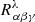 $ R^{\lambda}_{\,\alpha\beta\gamma} $