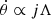 $ \dot{\theta}\propto j\Lambda $