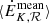 $ \langle \dot{E}_{K, \mathcal{R}}^{\mathrm{mean}} \rangle $