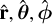 ${\bf{\hat r}},{\bf{\hat \theta }},\hat \phi $