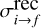 $\sigma _{i \to f}^{{\rm{rec}}}$
