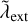 Mathematical equation: ${\mathop \lambda \limits^ _{{\rm{ext}}}}$