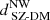 $ {d}^{\mathrm{NW}}_{{\text{ SZ-DM}}} $