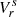 $ {V}^{s}_{r} $