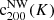 $ {{\rm c}^{{\rm NW}}_{200}} (K) $
