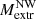 $ {M}^{\mathrm{NW}}_{\mathrm{extr}} $