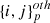 $ \{i,j\}^{oth}_p $