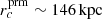 $ {r_c^{{\rm prm}}} \sim 146\,{{\rm kpc}} $