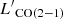 $ {L^\prime}_{\rm CO(2-1)} $
