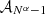 $ \mathcal{A} _{N^\alpha -1} $