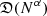 $ {\mathfrak{D} }(N^\alpha ) $