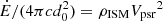 $ \dot E/(4 \pi c d_0^2)=\rho_{\mathrm{ISM}}{V_{\mathrm{psr}}}^2 $