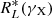 $ R_L^*(\gamma_{\,\mathrm{X}}) $