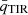 $ \bar{q}_{\mathrm{TIR}} $