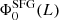 $ \Phi_{0}^{\mathrm{SFG}}(L) $
