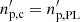 $ n^\prime_{\rm p, c} = n^\prime_{\rm p, PL} $