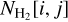 ${N_{{{\rm{H}}_2}}}[i,j]$