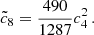$$ \begin{aligned}&\tilde{c}_8 = \frac{490}{1287} c_4^2 \,. \end{aligned} $$