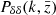 $ P_{\delta\delta}(k, \bar{z}) $
