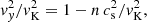 $$ \begin{aligned} {v_{ y}^2}/{v_{\rm K}^2}=1-n\,{c_{\rm s}^2}/{v_{\rm K}^2}, \end{aligned} $$