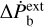 $\Delta \dot P_{\rm{b}}^{{\rm{ext}}}$