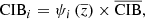 $$ \begin{aligned} \mathrm{CIB}_i = \psi _i\left(\overline{z}\right) \times \overline{\mathrm{CIB}}, \end{aligned} $$